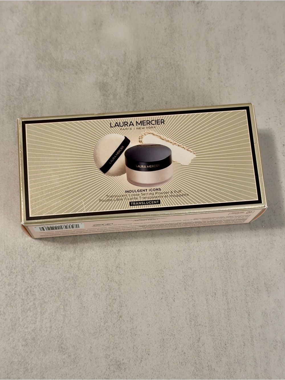 NEW Laura Mercier Translucent Setting Powder & Puff - Translucent